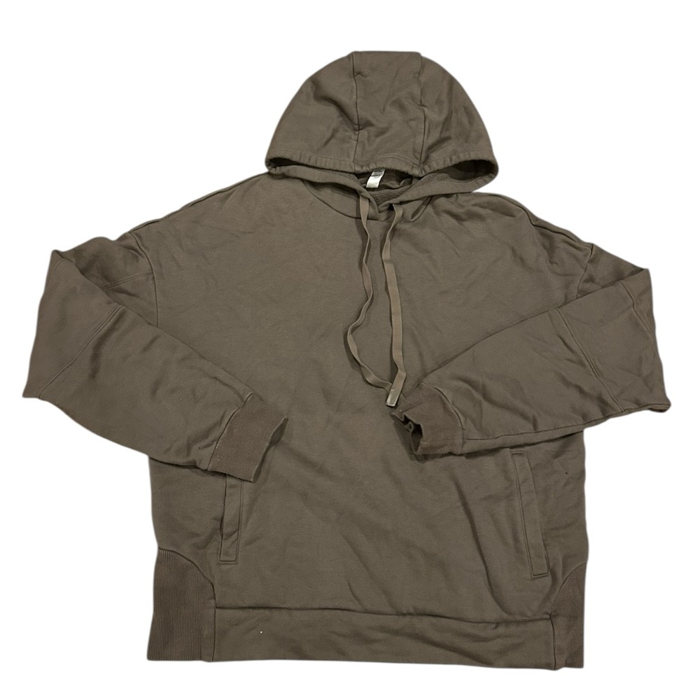 Alo yoga interval hoodie green women’s size medium